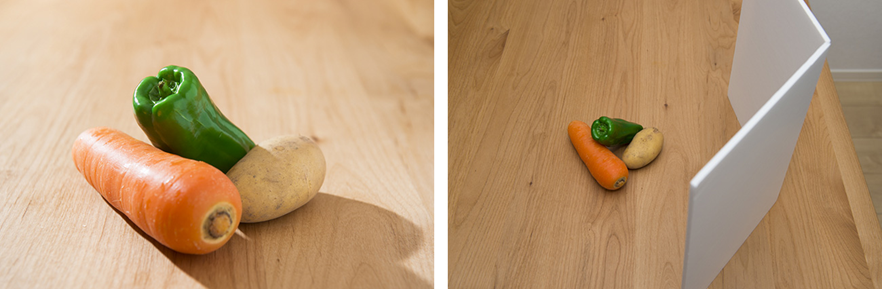 レフ板を使用する