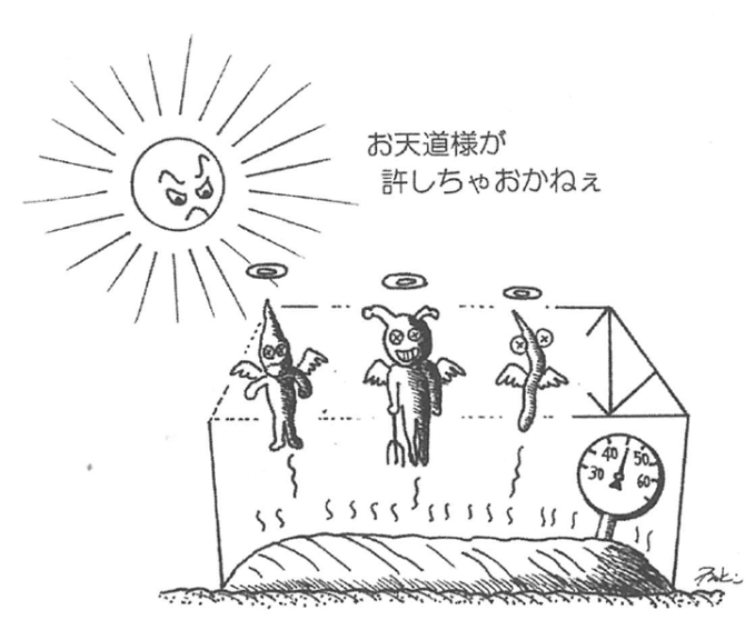 図３　太陽熱消毒のイメージ